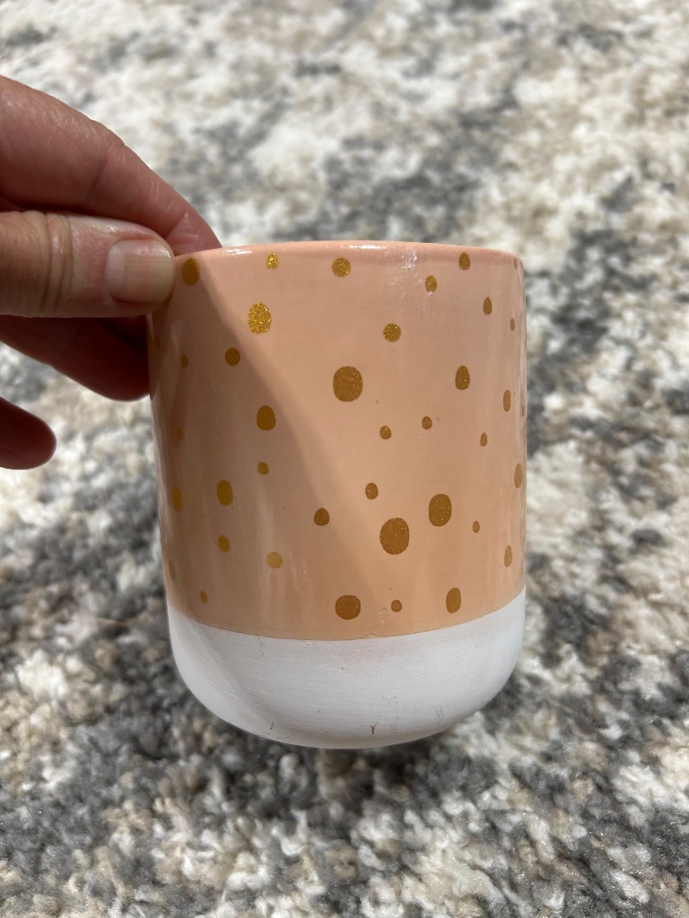 Vase - smaller style - gold flex shimmer